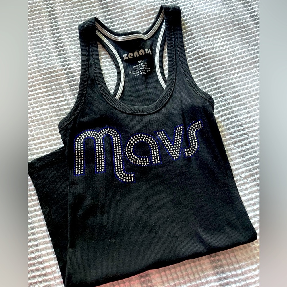 Dallas MAVS Tank Top Rhinestones